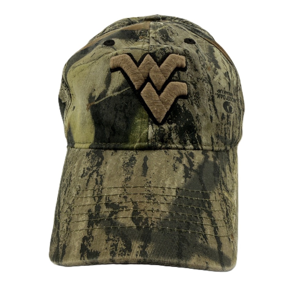 Top of the World West Virginia Hat Mens Large Camo Mossy Oak WVU One-Fit Cap